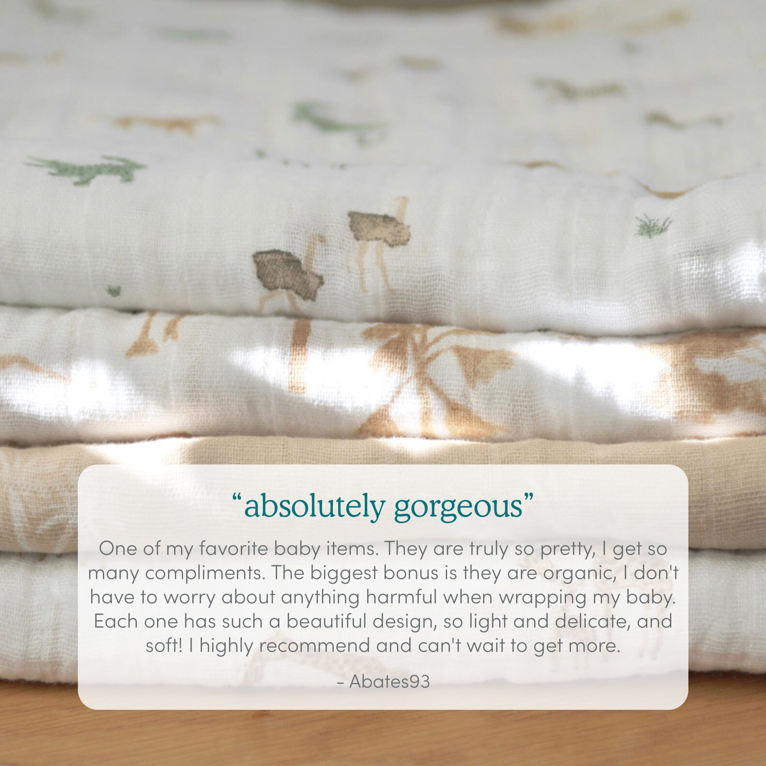 organic cotton muslin swaddle blanket 2 pack - Image 5