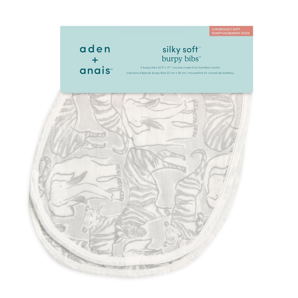 boutique silky soft burpy bib 2 pack - Image 3