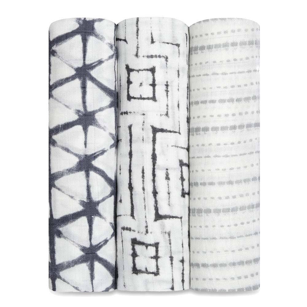 boutique silky soft swaddle blanket 3 pack