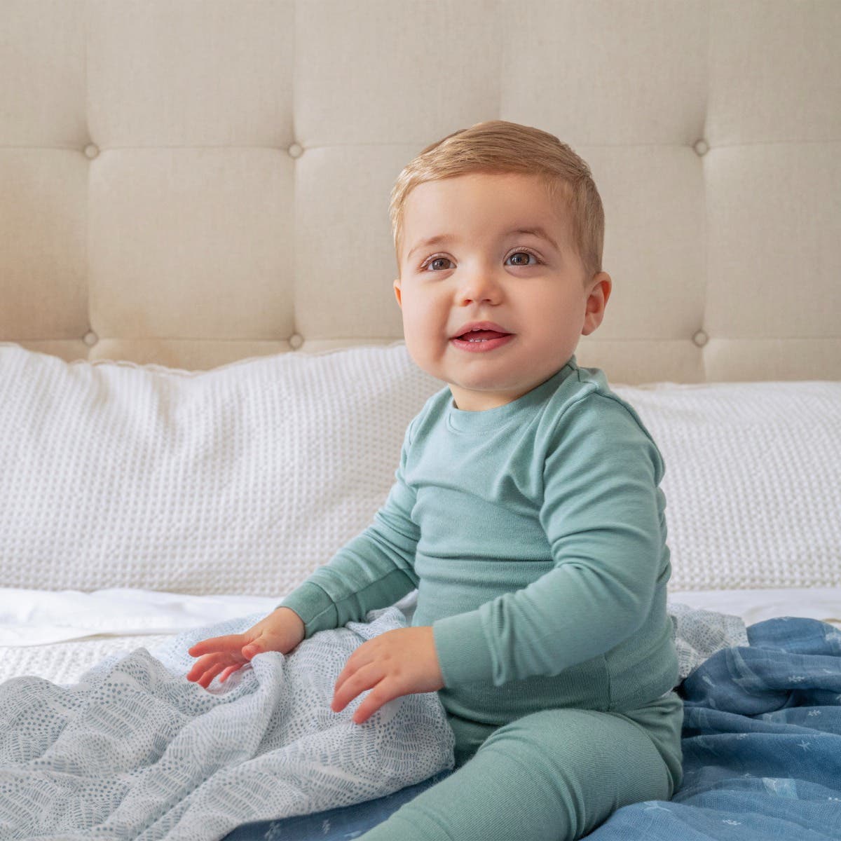 organic cotton muslin swaddle blanket 4 pack - Image 4