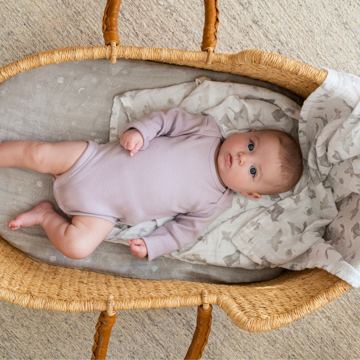 organic cotton muslin swaddle blanket 2 pack - Image 4