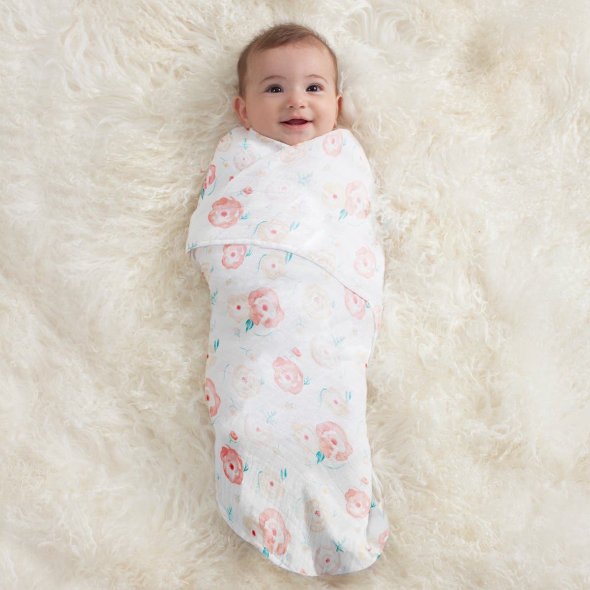 essentials cotton muslin swaddle blanket 4 pack - Image 3