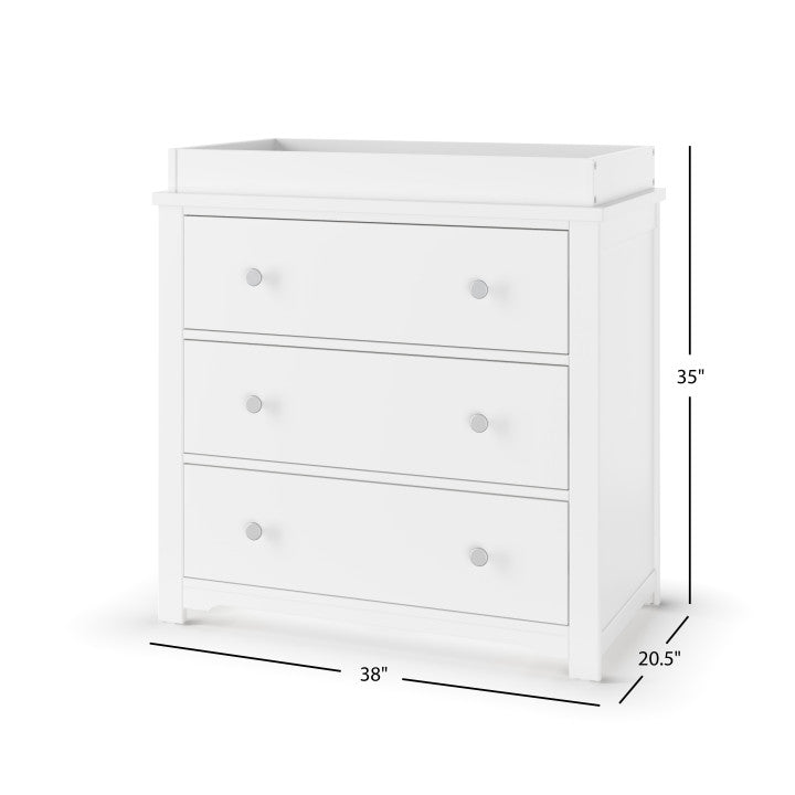 Camden 2-Piece Nursery Set With Crib and Dresser - Image 6