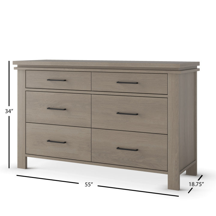 Denman 2-Piece Nursery Set with Crib and Dresser - Image 6