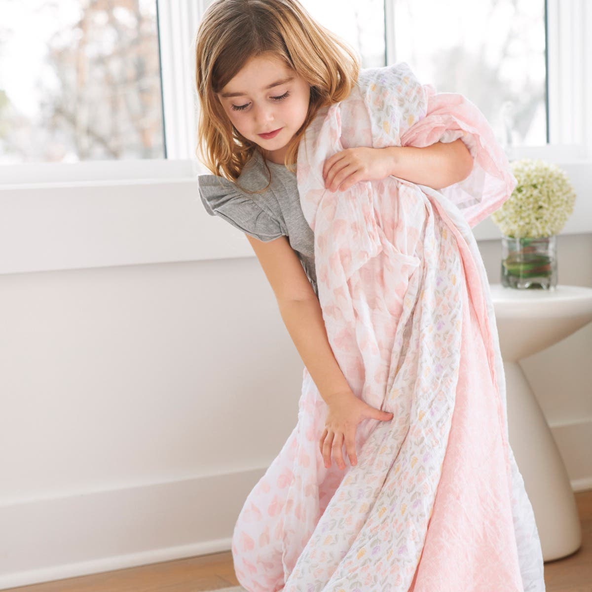 essentials cotton muslin swaddle blanket 2 pack - Image 3