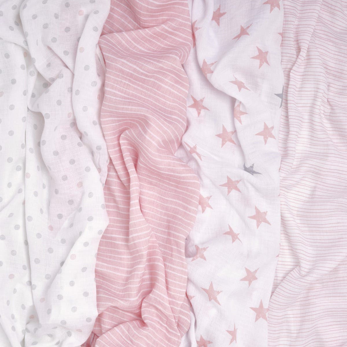 essentials cotton muslin swaddle blanket 4 pack - Image 6
