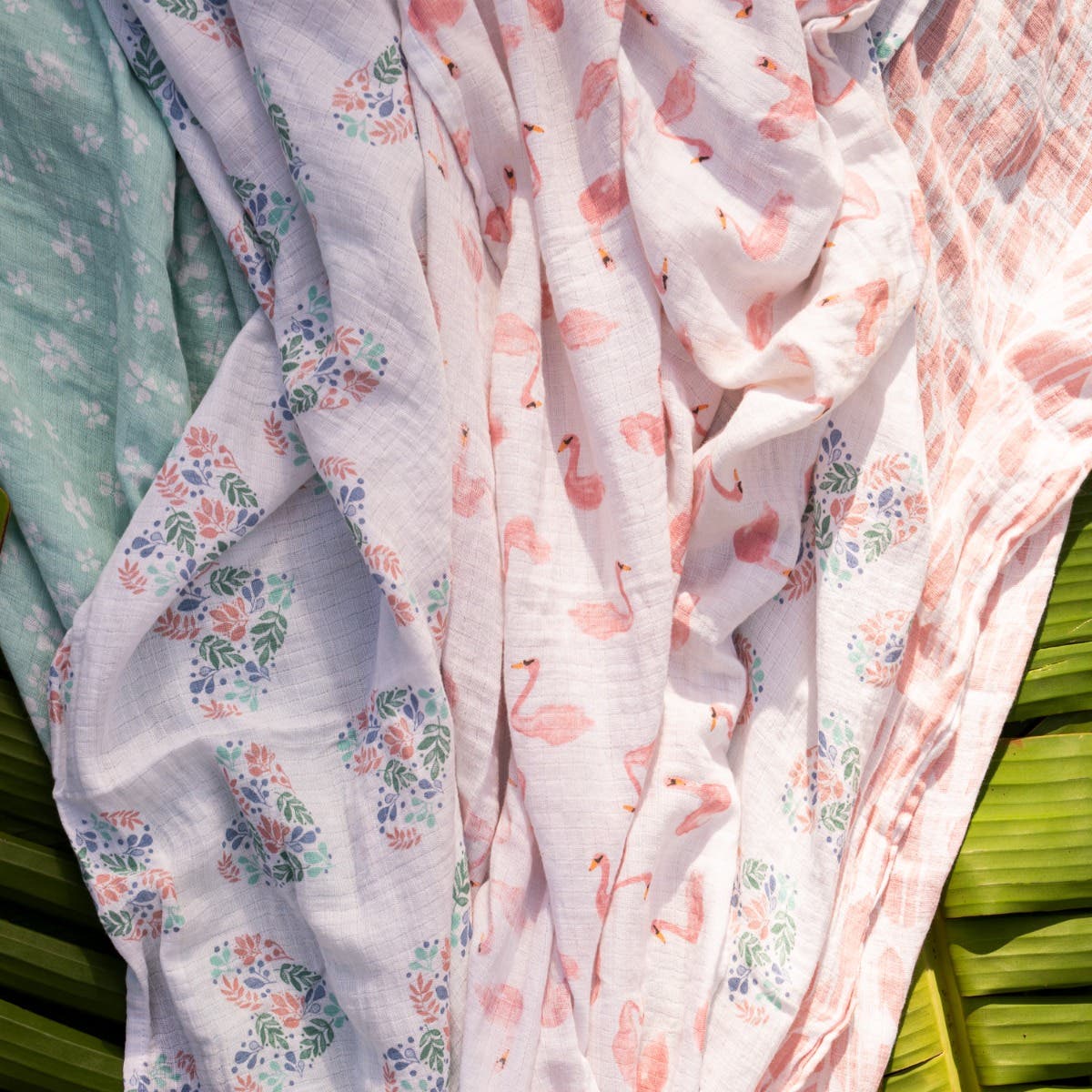 essentials cotton muslin swaddle blanket 4 pack - Image 5