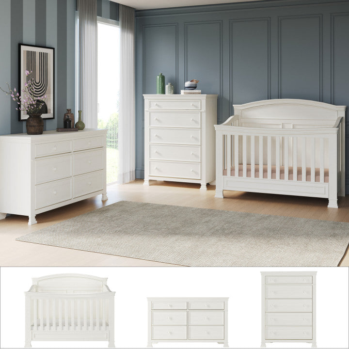 Westgate 3-Piece Nursery Set with Crib. Dresser and Chest